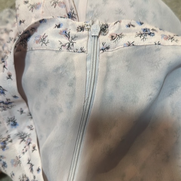 LoveShackFancy Silk Floral Ruffle Mini Skirt - Picture 9 of 9